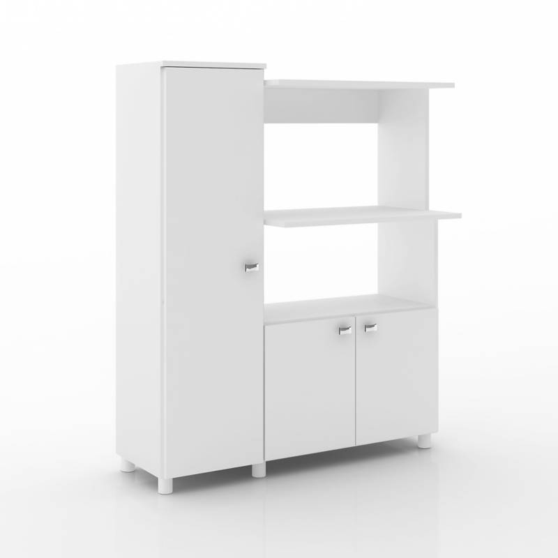 Mueble auxiliar de cocina Segovia 119x96.5x32cm Blanco MUEBLES 2020