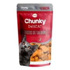 CHUNKY - Alimento Húmedo Para Gato Delicat Pouche Trozos De Salmón Chunky 80 g