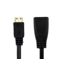 Cable Adaptador Mini HDMI a  HDMI M/F 15cm