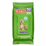 Paños Húmedos Para Mascotas Petys Original x50und