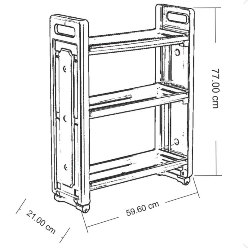 Carrito Organizador con ruedas – Vanyplas®