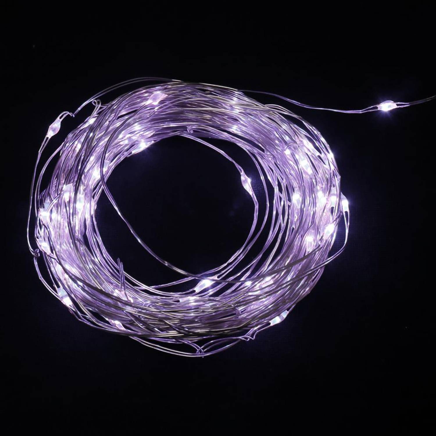 Tira de Luz LED 2M Purpura para Decoración de Ambiente Interior de