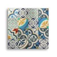Mosaico Collage Producto Artesanal (20x20cm) Caja Por 1m2