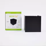 Aplique LED Ecobox Negro 6W 3000K