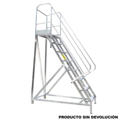Escalera Plegable Portatil Aluminio Acordeon 5 Peldanos 150k