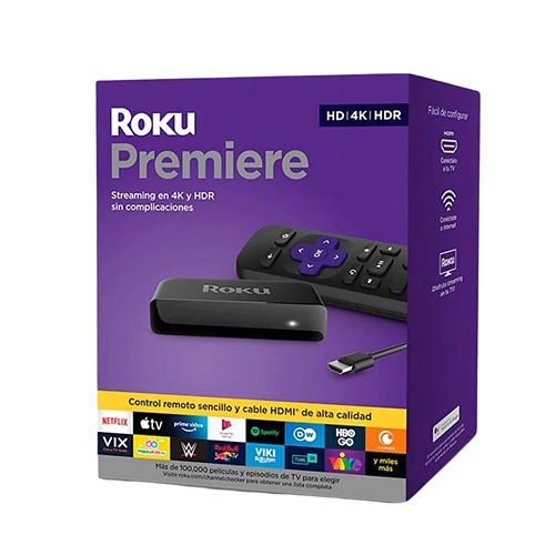 Roku Premiere Convertidor Smart Tv HD 4K Wifi-Negro - ROKU
