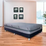 Colchón Medio Firme Semidoble Practy Sleep + Protector 120x190 Gris