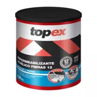 Impermeabilizante Topex 12 Años 1/4 Galón Color Blanco