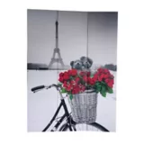 Biombo Paris/Flor 120x180 cm