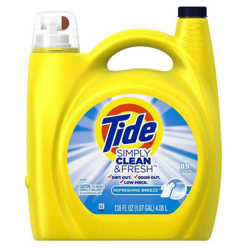 TIDE - Detergente Liquido Ropa Tide Simply89 Lava x 4000ml