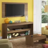 Mueble con Panel para TV + Mesa de Centro Florida Marrón