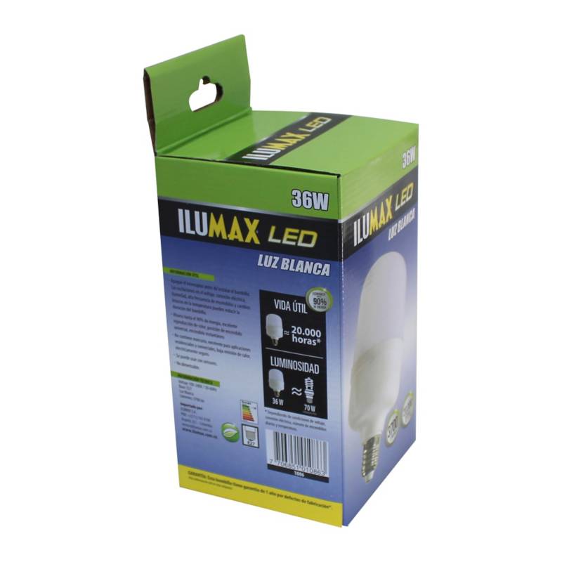 Bombillo LED Luz Blanca 5W E27 - ILUMAX