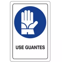 Señal Obligacion Use Guantes 22X15 C.20