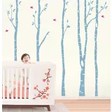 Vinilo Infantil Baby Forest Niña 225x250
