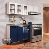 Cocina Integral Colors 1.75 M Blue Navy/Blanco