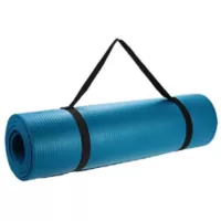 Colchoneta Tapete De Yoga En Nbr De 173 Cm Color Azul