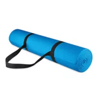 Colchoneta Tapete De Yoga En Pvc De 170 Cm Color Azul