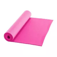 Colchoneta Tapete De Yoga En Pvc De 173 Cm Color Rosado