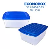 Set x 2 Cajas Econobox 10 Lt