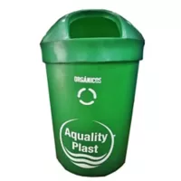 Caneca Plástica para Basura 85L Verde