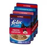 Alimento Húmedo Para Gato Felix Pack Pague 3 Lleve 4 Sobres 85 g