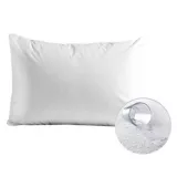 Set Almohada 45x65 cm Antibacterial + Protector Impermeable Terry
