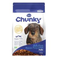 Alimento Seco Para Perro Chunky Adulto Raza Pequeña Nuggets De Pollo 1.5kg