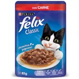Alimento Húmedo Para Gato Classic Carne Felix 85 g