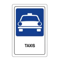 Señales Información Taxis 22x15cm Vinilo