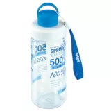 Botella 500ml Azul Decorado Mineral Tritan