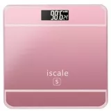 Balanza Cuadrada 180Kg - D50G Vidrio Iscale Pink
