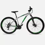Bicicleta De Montaña GW Hyena R27.5 7V Talla L Suspensión Delantera Disco Mecánico Gris/Verde