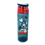 Botella Everest Mickey Negra Translucida