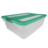 Caja Organizadora Storebox 35.5x62.5x42.3 cm 21 Litros Natural Verde