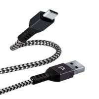 Cable Flexible Tipo C a Usb Negro