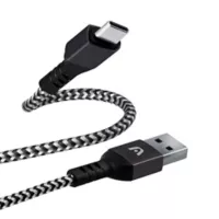 Argom Tech Cable Flexible Tipo C a Usb Negro