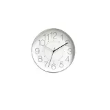 Reloj Basic Metal Austin 30x30 cm Blanco