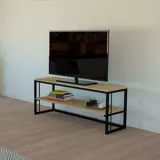 Mesa para TV Ensamblable Industrial 140x55x40cm