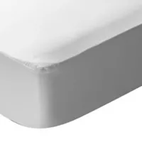 Protector Colchón Algodón Jersey Impermeable Doble Blanco