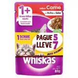 Alimento Húmedo Para Gato Pouches Sobres Pague 5 Lleve 7 Whiskas