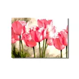Kit Pintura: Cuadro para Pintar por Números 40x50cm Tulipanes