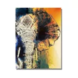 Kit Pintura-Cuadro Pintar Números - Elefant Manda 40cmx50cm