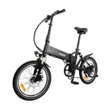 Bicicleta Electrica Plegable Electrorides R20 Disco Mecánico 30Km/h Negro