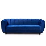 Sofa Paris 4 Puestos 220x78x77cm Azul