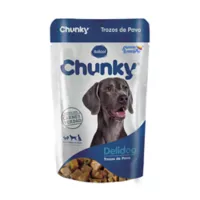 CHUNKY Alimento Húmedo Para Perro Deli Dog Trozos Pavo Chunky 250g