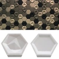 Molde para Panel Decorativo 3d Pared - Hexa Cub