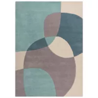 Flair Rugs Tapete de Área Azul Glow 120 X 170 cm