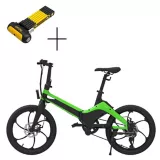 Bicicleta Electrica Onebot S9 R20 6V Disco Mecánico 28Km/h + Candado Verde