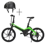 Bicicleta Electrica Onebot S9 R20 6V Disco Mecánico 28Km/h + Casco Verde