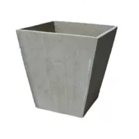 Matera Plástica Piramidal Lisa 54x64x70cm Concreto